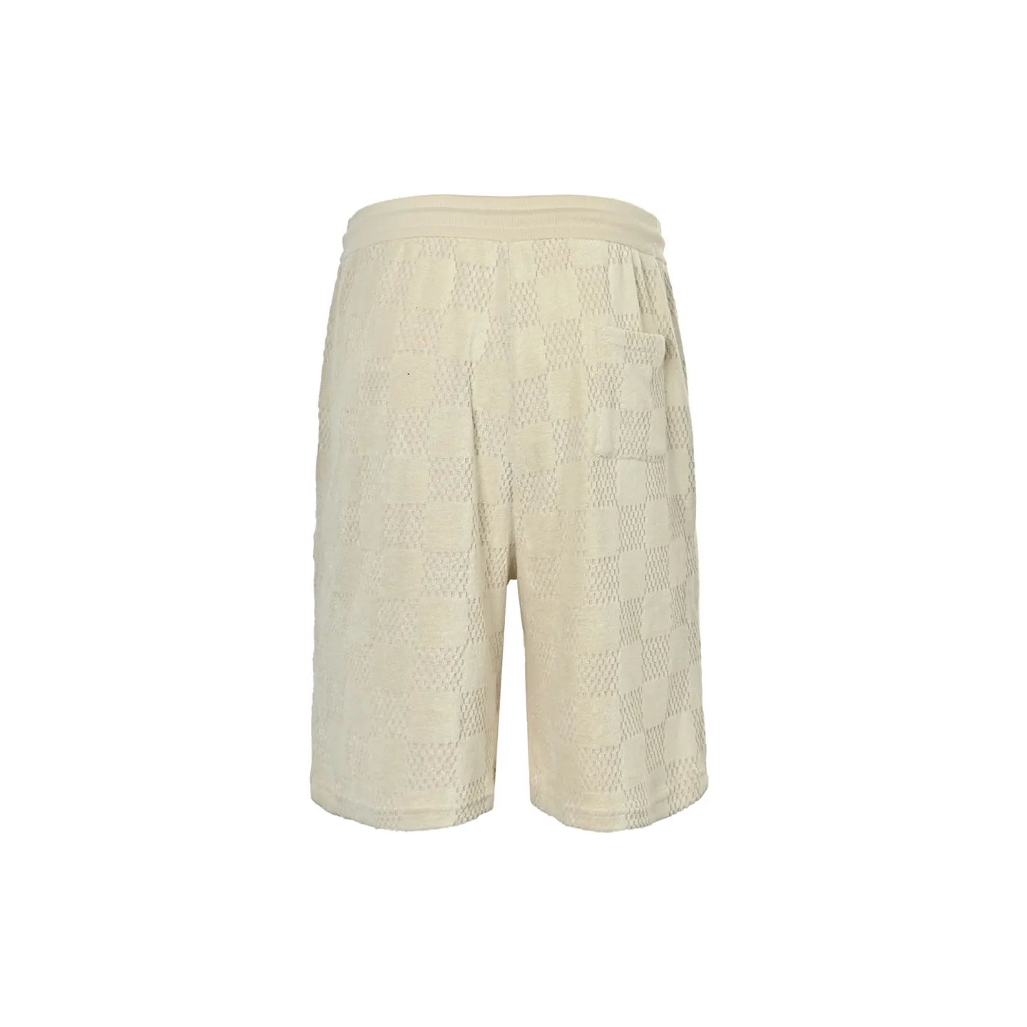 Louis Vuitton/Louis Vuitton checkerboard drawstring terry shorts